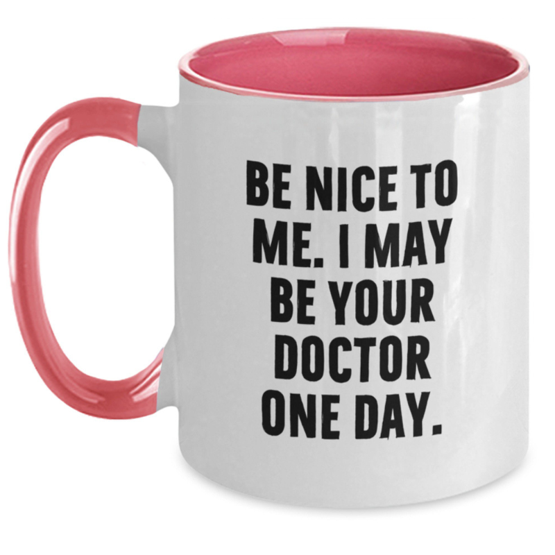 Funny Doctor Gifts from Friends To Doctor Graduation Unique Two Tone Coffee Mugs