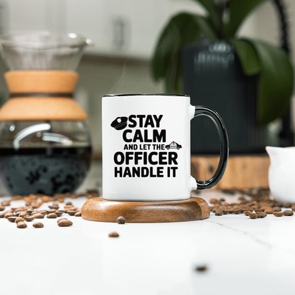 11 oz Ceramic Funny Police Officer Coffee Mug Law Enforcement Drinkware