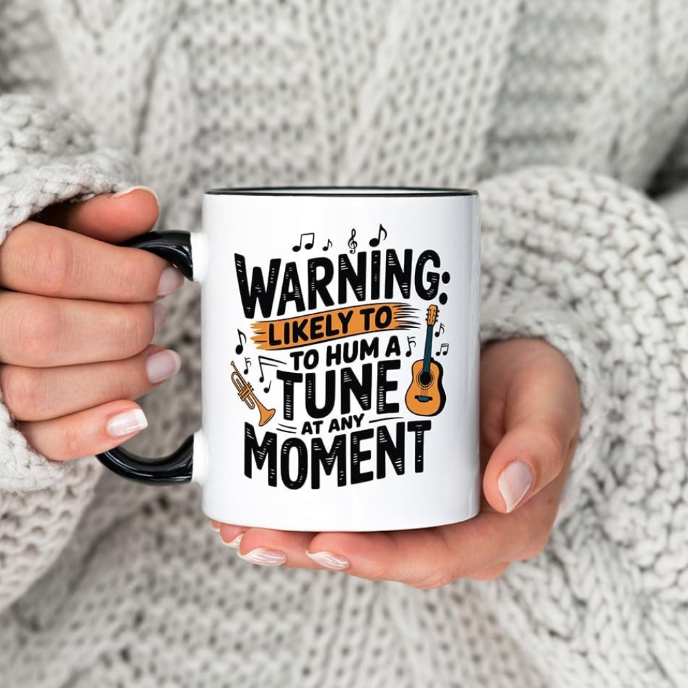 Music Teacher Gifts. 11 Oz Musician Appreciation Mug. Cool Gifts For Music Lovers. Funny Cups For Musicians