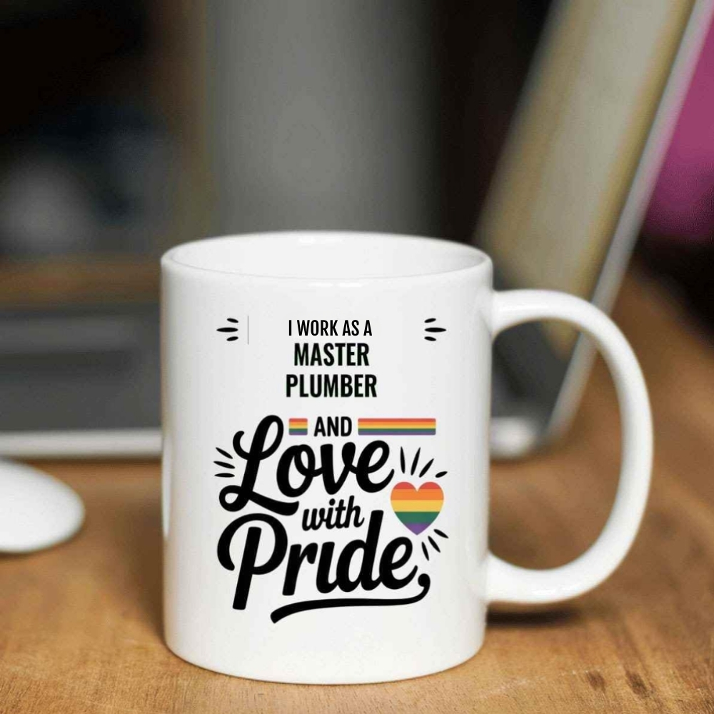 Master Plumber Appreciation Quote Printed 11 Oz Coffee Mug 