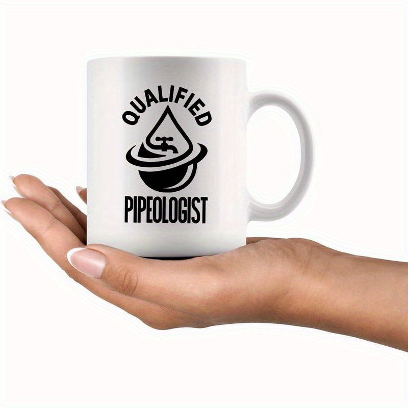 1pc 11oz Ceramic Mug Coffee Mug High Quality Gift For Plumbers