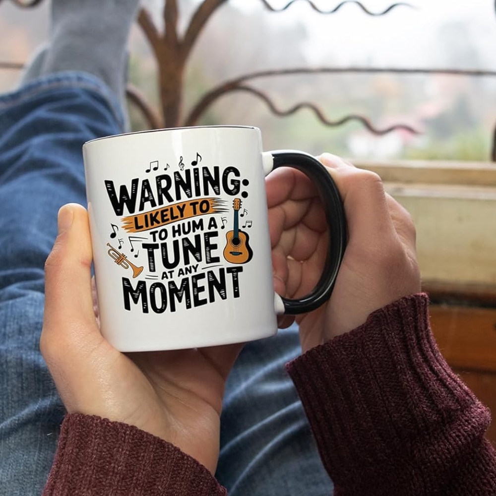 Music Teacher Gifts. 11 Oz Musician Appreciation Mug. Cool Gifts For Music Lovers. Funny Cups For Musicians