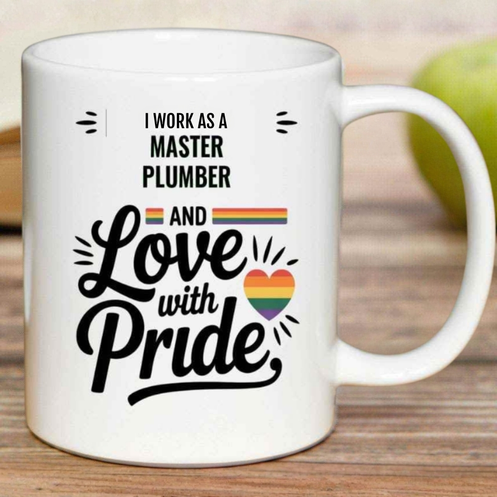 Master Plumber Appreciation Quote Printed 11 Oz Coffee Mug 