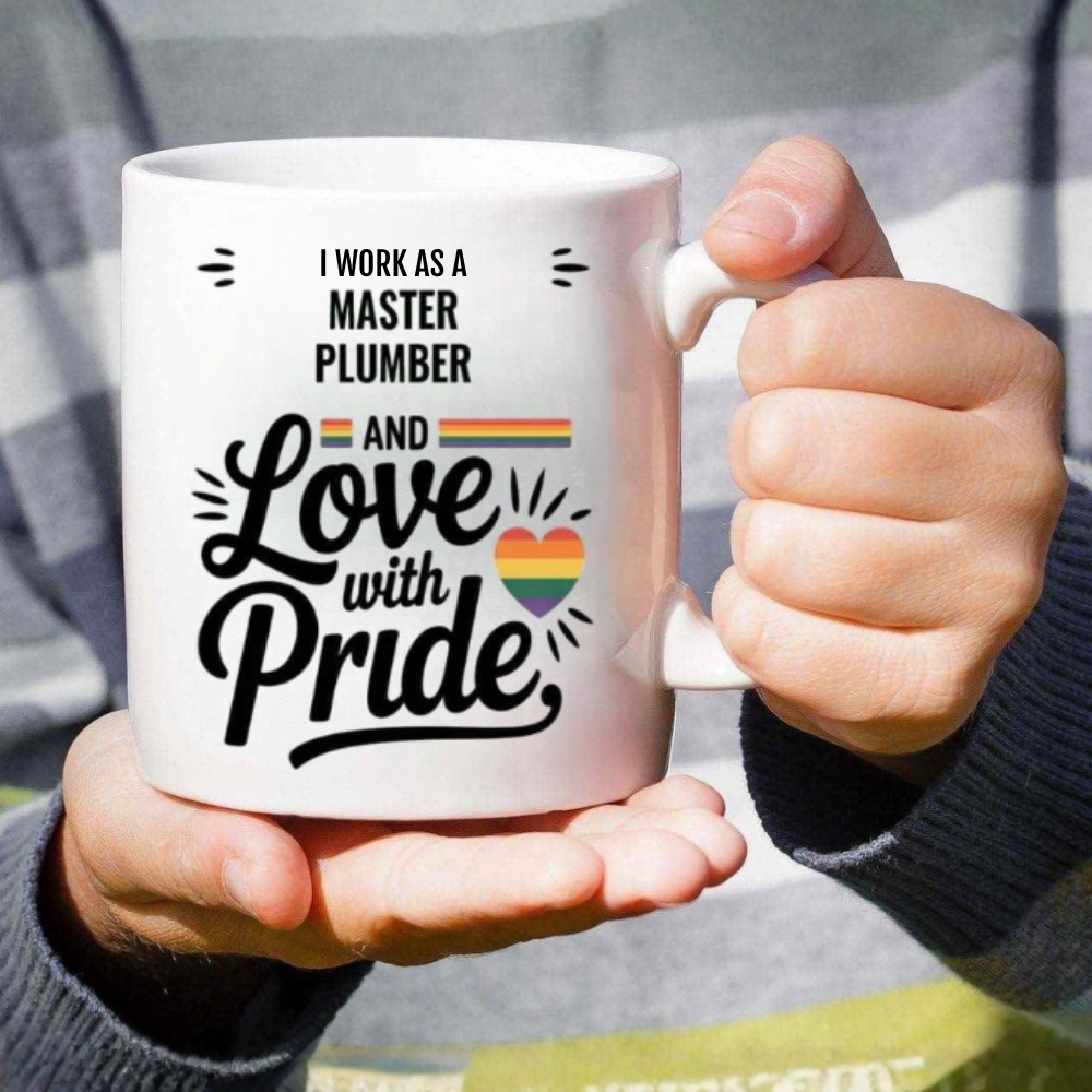 Master Plumber Appreciation Quote Printed 11 Oz Coffee Mug 