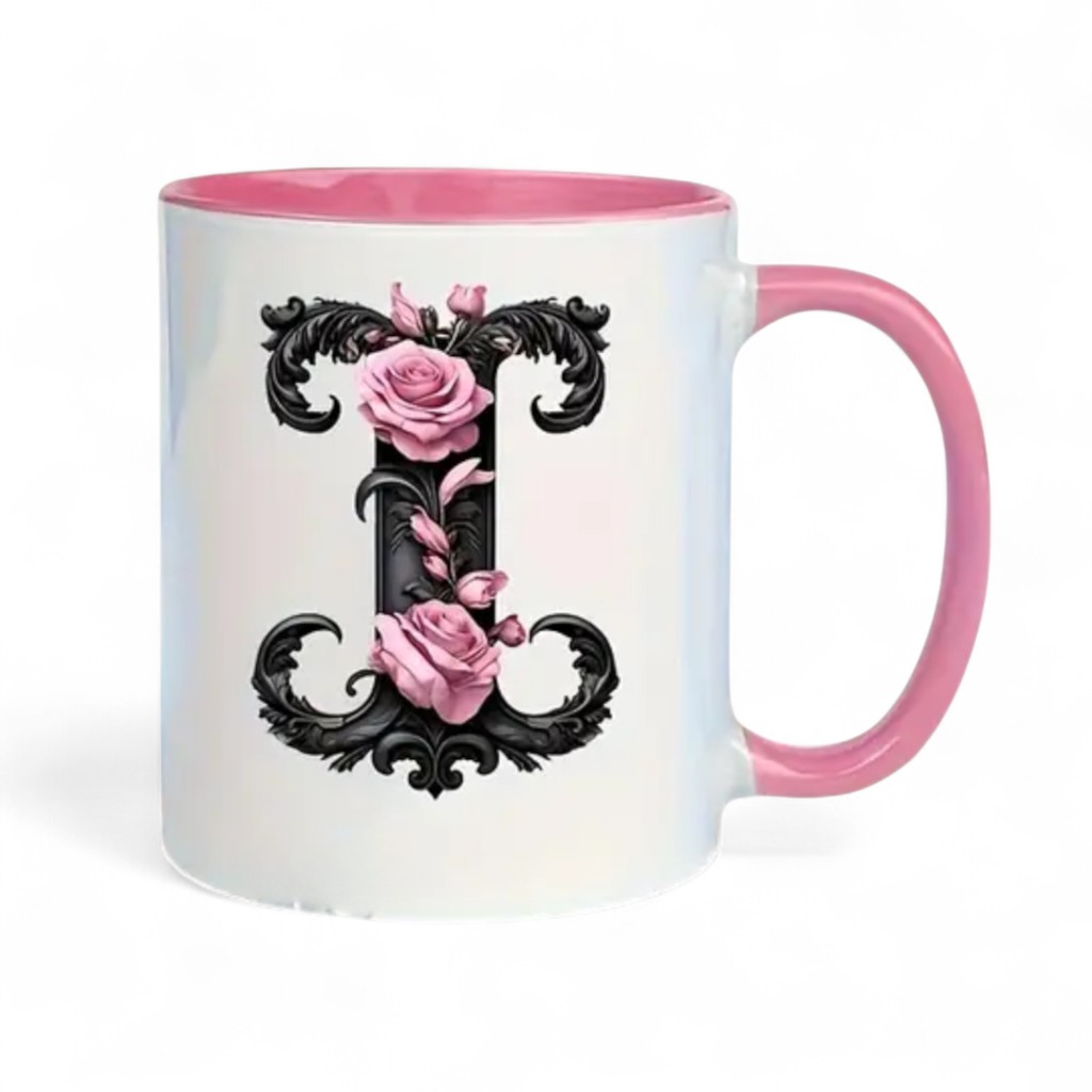 Alphabet Printed Ceramic Mug