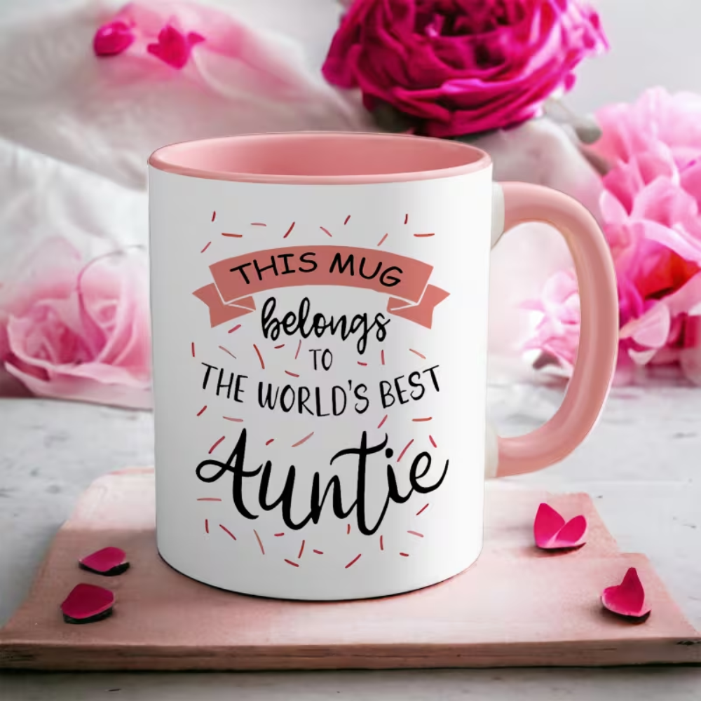 11 oz Ceramic Worlds Best Aunt Coffee Mug Gift Drinkware