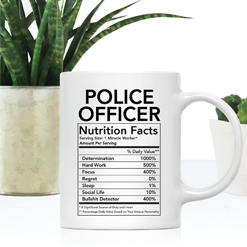 Police Officer Funny Facts Coffee Mug