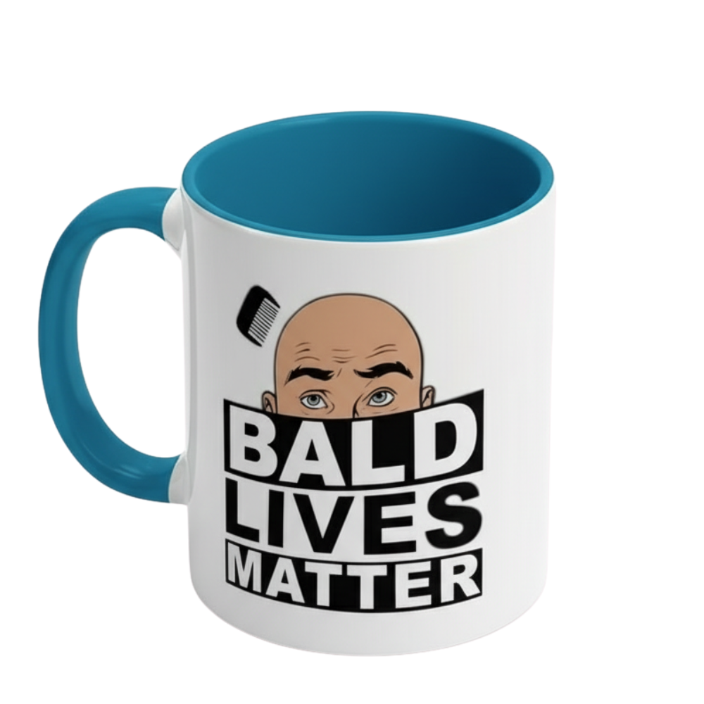1 Piece Of Bald Lives Matter Funny Coffee Mug