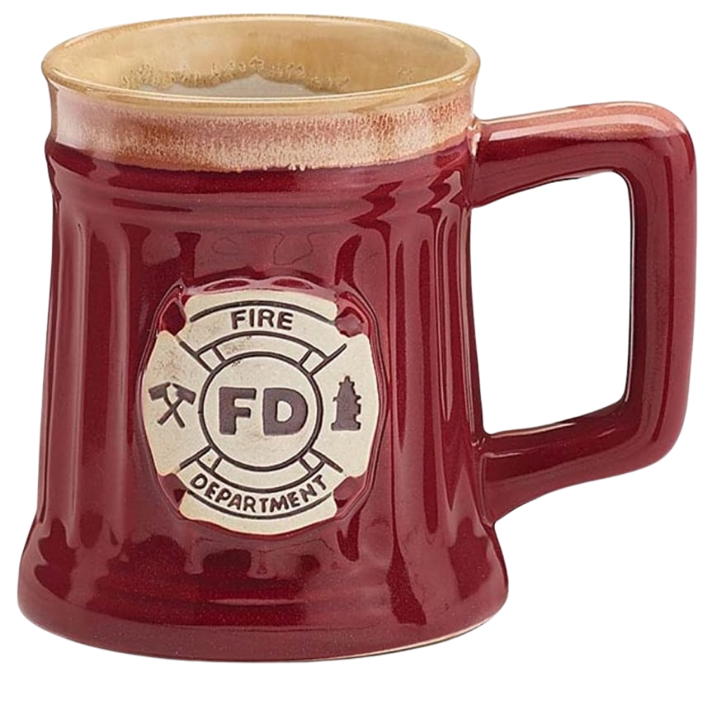 Fireman 15 Oz Porcelain Coffee Mug/Cup Stein Shape