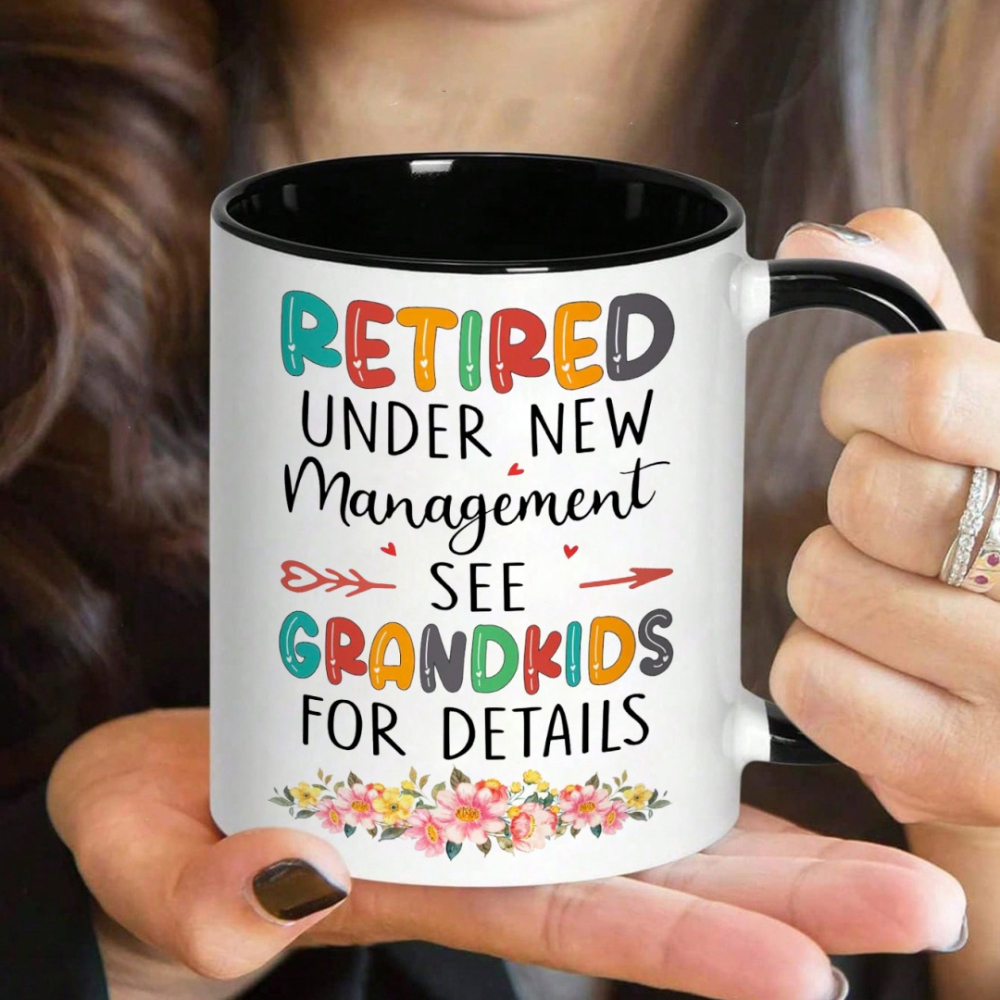 Under New Management - See Grandkids for Details" - Generational Humor Gift for Grandma & Grandpa