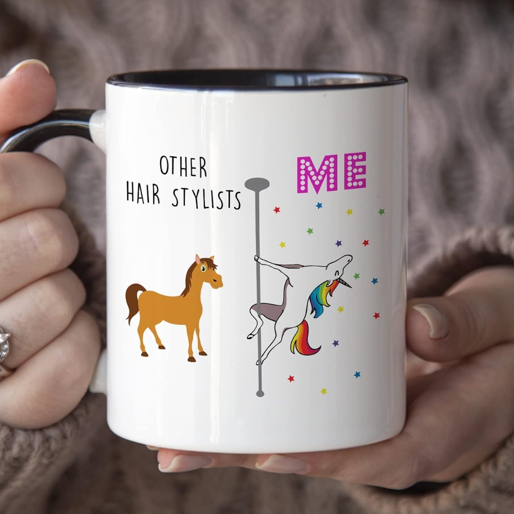 Funny Hairstylist Mug, 11 Ounces, Hair Stylist Gifts for Women, Hairstylist Gift Ideas