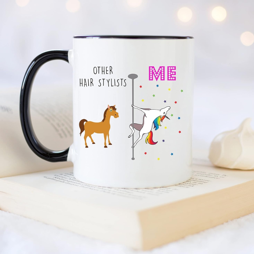 Funny Hairstylist Mug, 11 Ounces, Hair Stylist Gifts for Women, Hairstylist Gift Ideas