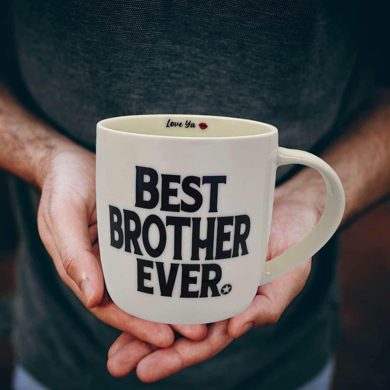 Best Brother Ever Printed Coffee Mug With Keychain
