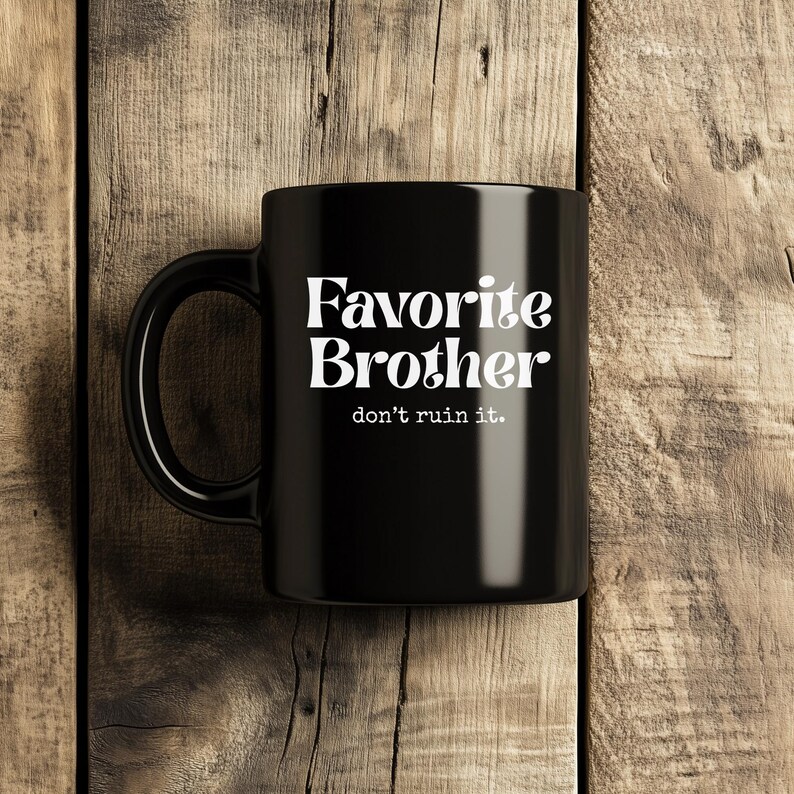 Favorite Brother Printed Coffee Mug