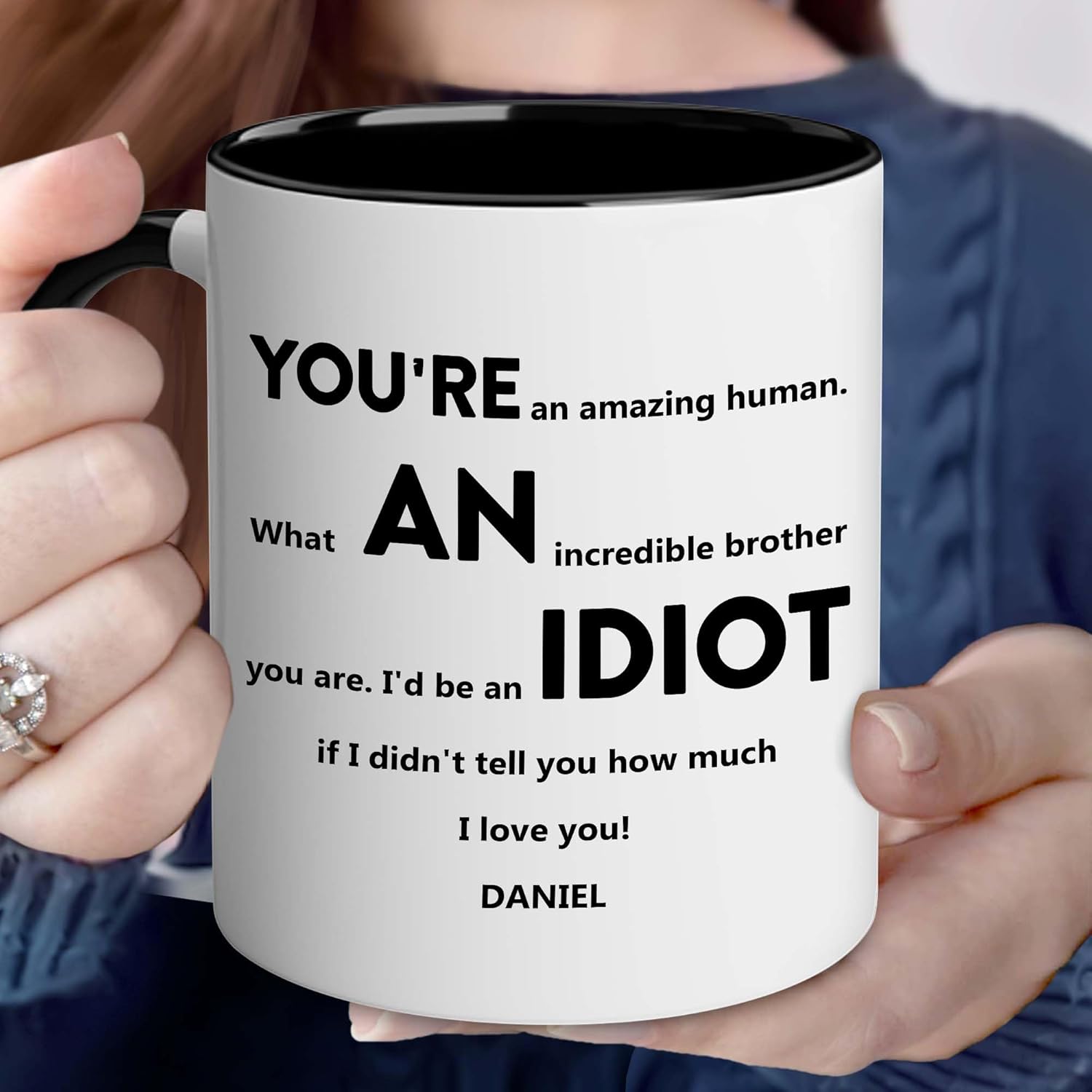 Customized Christmas Mug For Brother