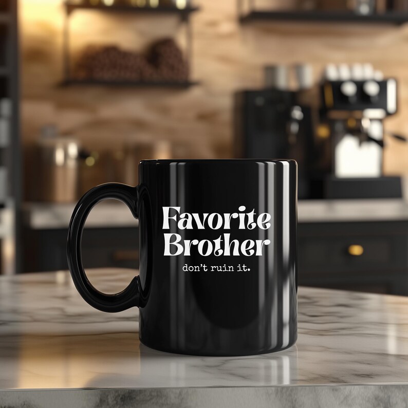 Favorite Brother Printed Coffee Mug