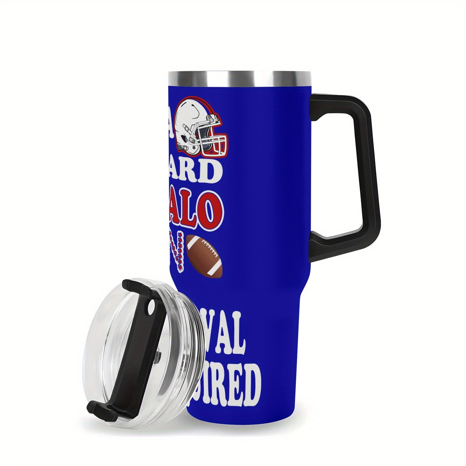 40oz Buffalo Bills Football Team Themed Stainless Steel Travel Tumbler