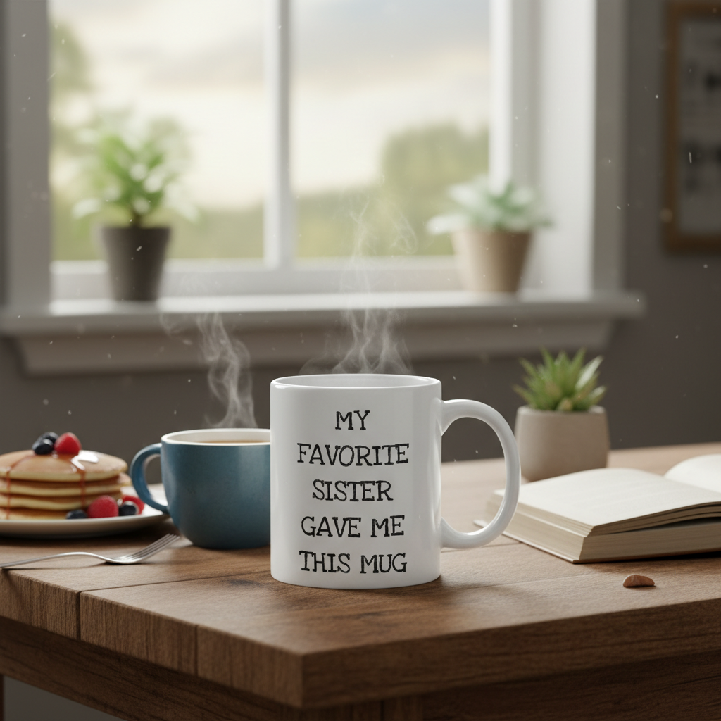Sister Gave Me This Mug Printed Coffee Mug