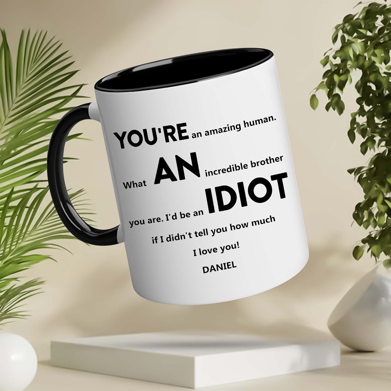 Customized Christmas Mug For Brother