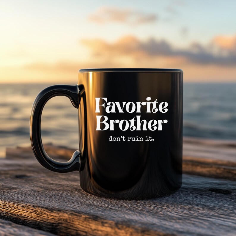 Favorite Brother Printed Coffee Mug