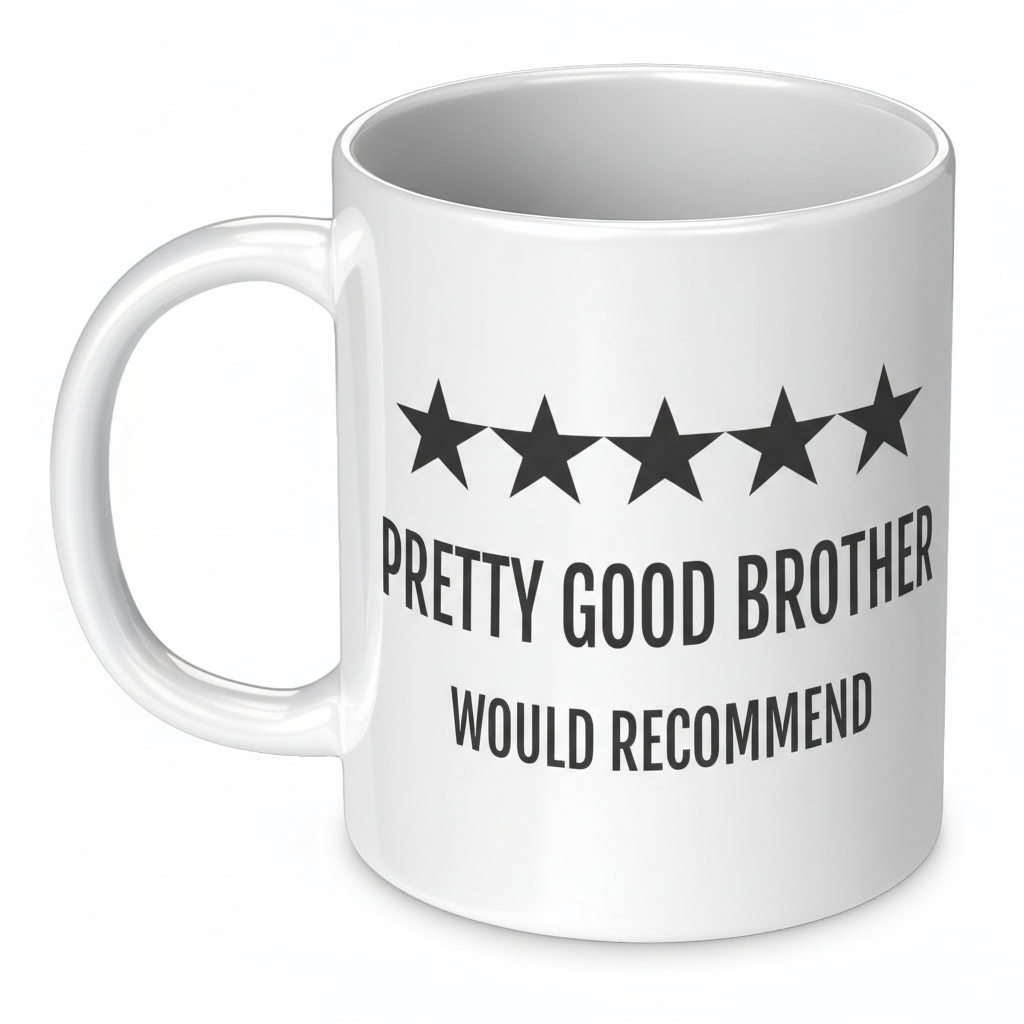 Goods Funny Brother Printed Coffee Mug
