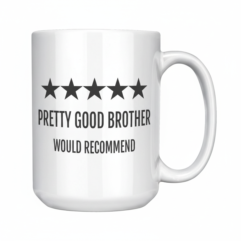 Goods Funny Brother Printed Coffee Mug