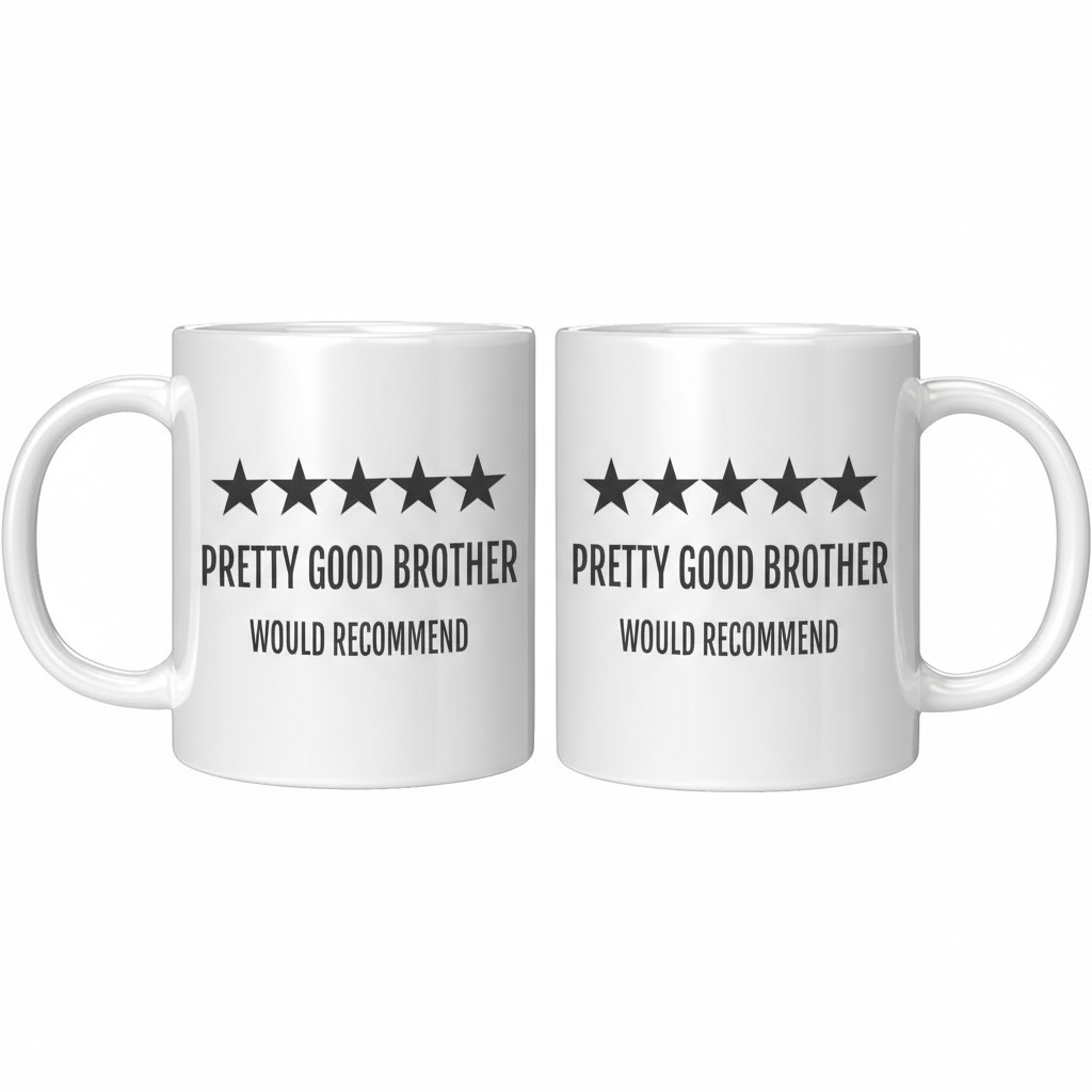 Goods Funny Brother Printed Coffee Mug