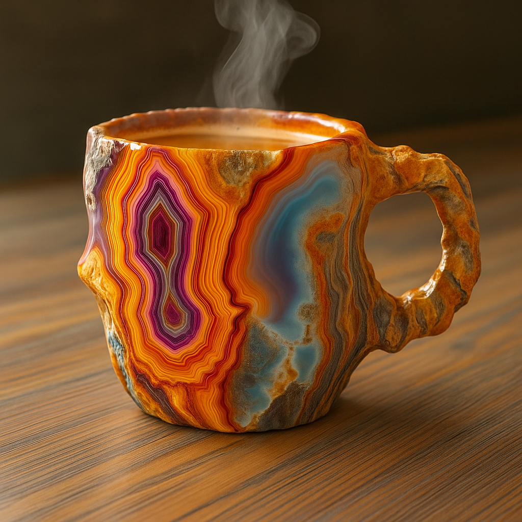 Crystal Gemstone Mineral Mug-Mineral Mug