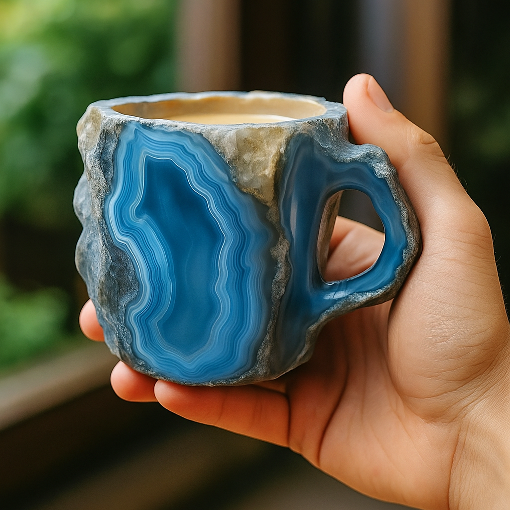Crystal Gemstone Mineral Mug-Mineral Mug