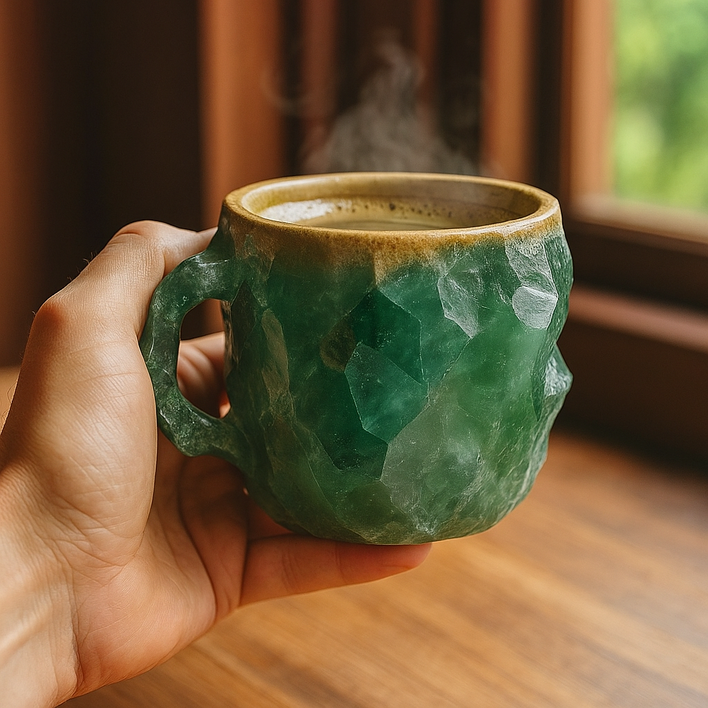 Crystal Gemstone Mineral Mug-Mineral Mug