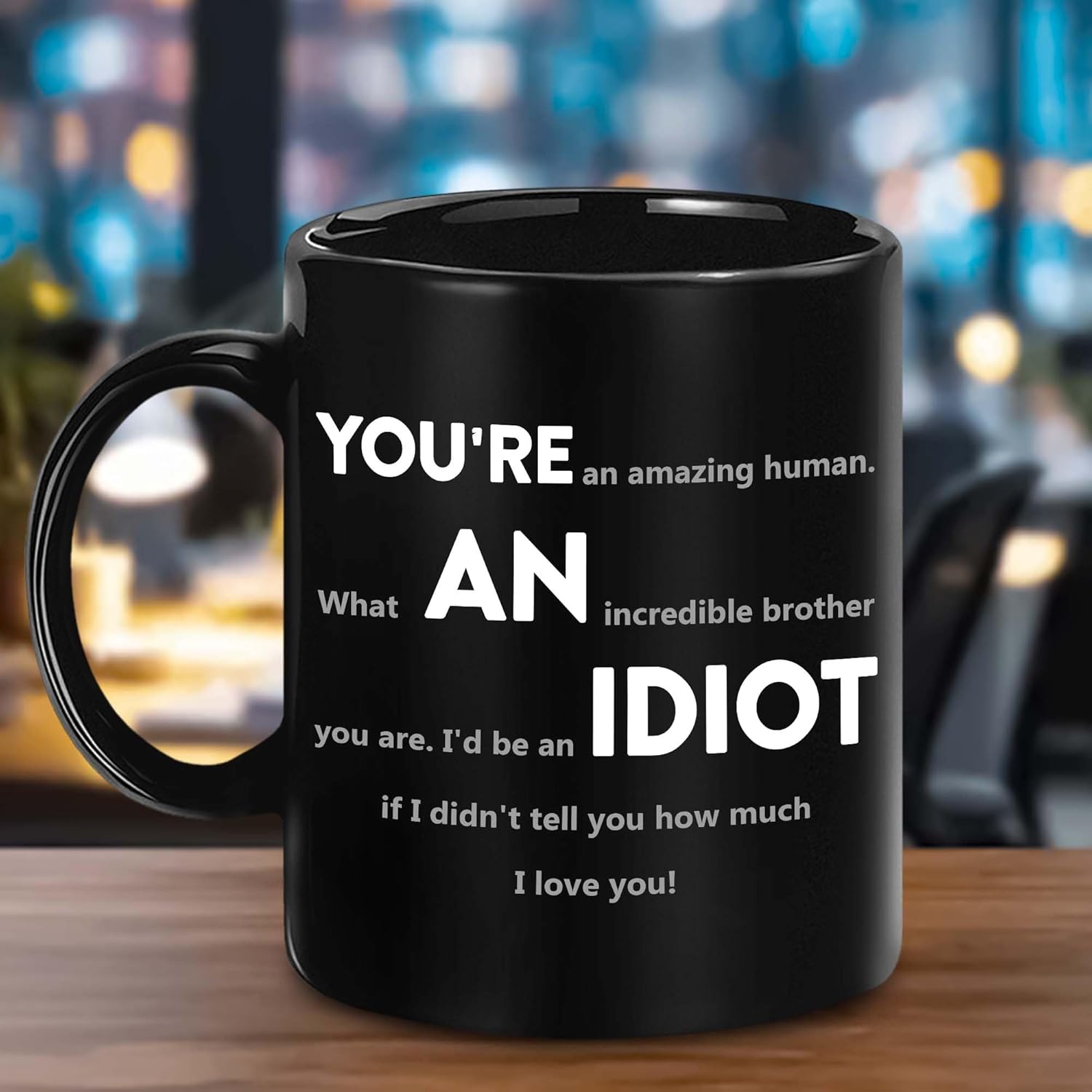 Customized Christmas Mug For Brother