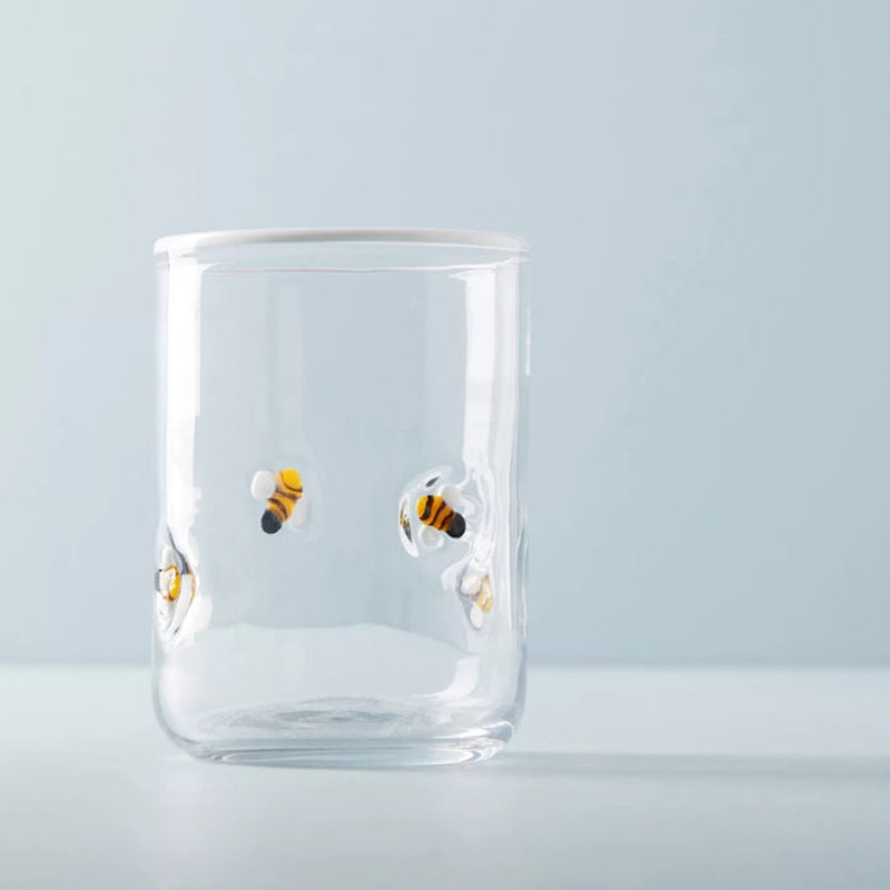 Clear Tumblers With Detailed Design - Mineral Mug