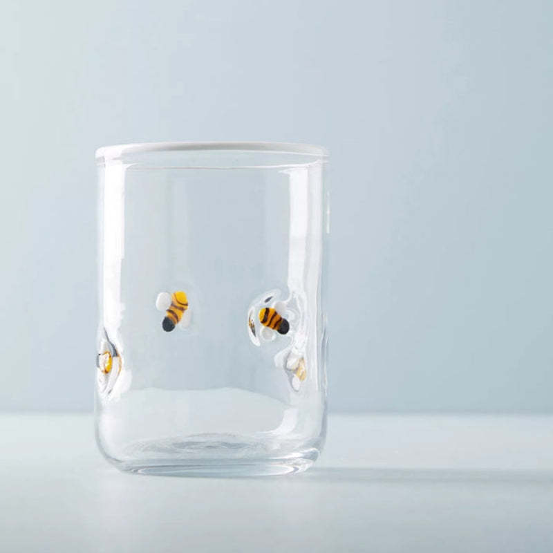 Clear Tumblers With Detailed Design - Mineral Mug
