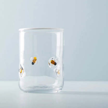 Clear Tumblers With Detailed Design - Mineral Mug