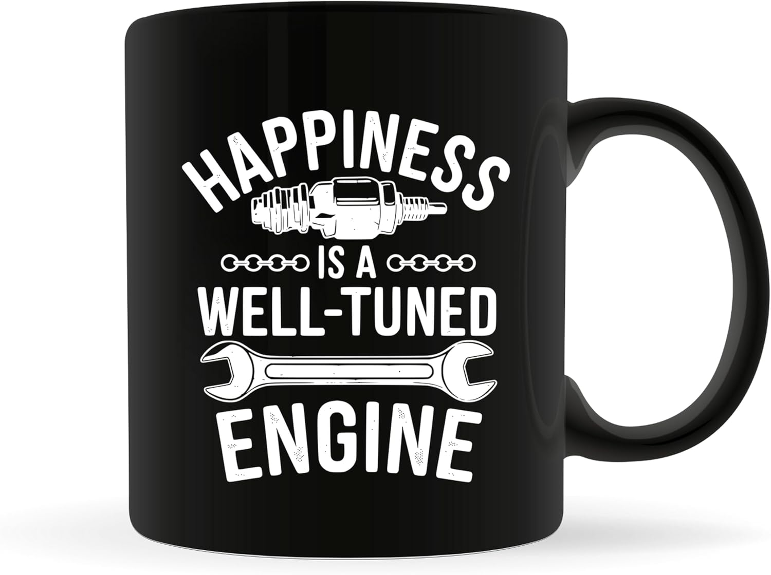 Tuned Engine Mechanic Gift Coffee Mug Black Cup
