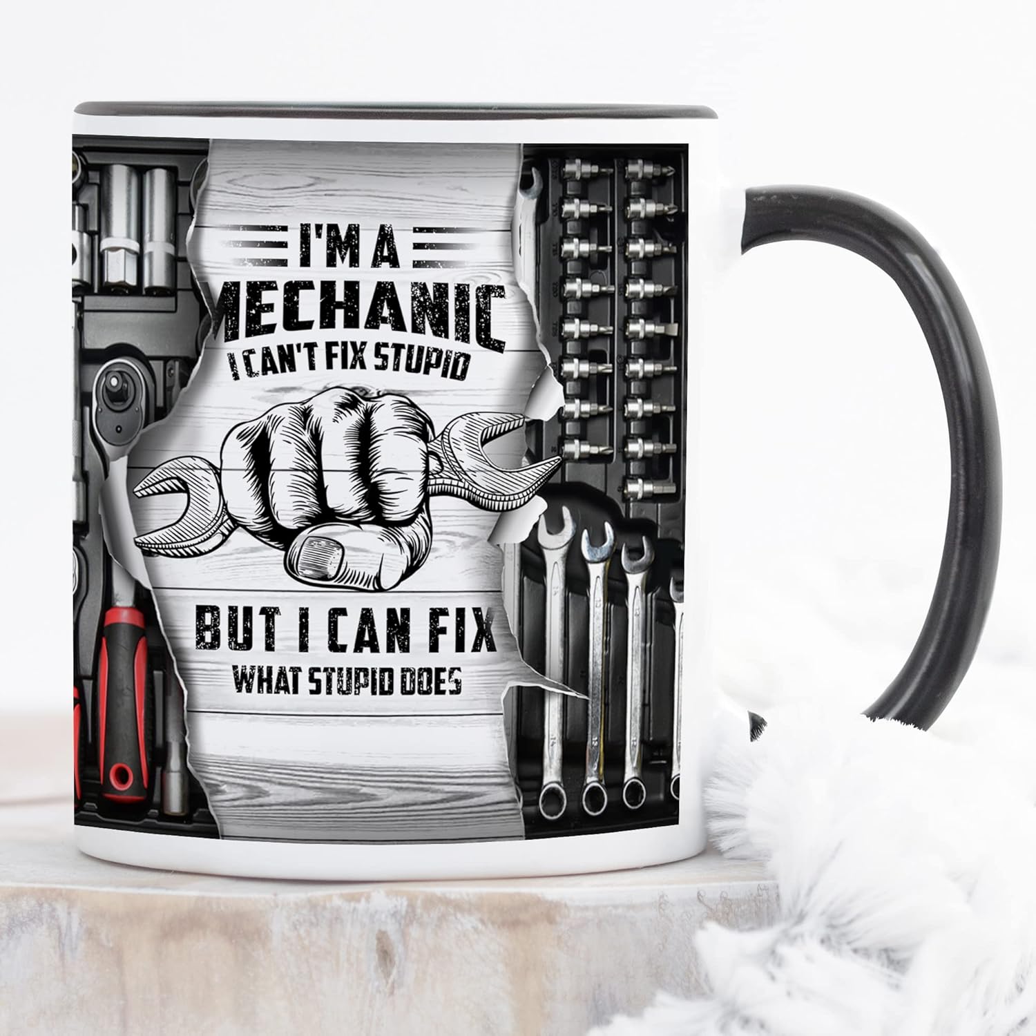 Mechanic Coffee Cup Unique Gift for Mechanics