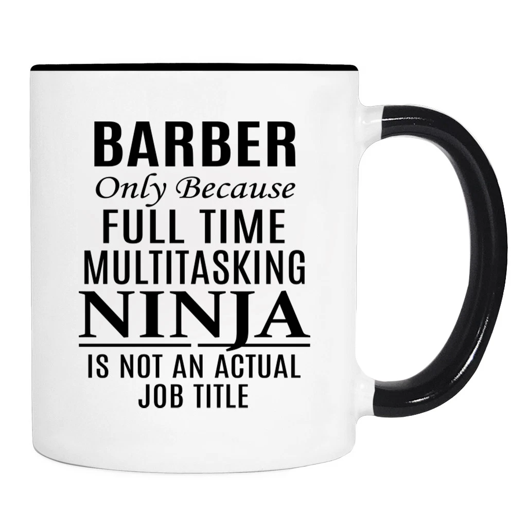 Barber Gift Coffee Mug Barber Appreciation Coffee Cup for Hair Stylist and Grooming Lovers
