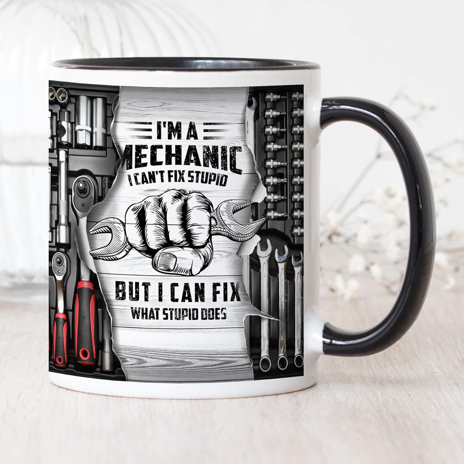 Mechanic Coffee Cup Unique Gift for Mechanics