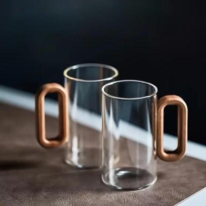 Borosilicate Glass Cup Set-Mineral Mug