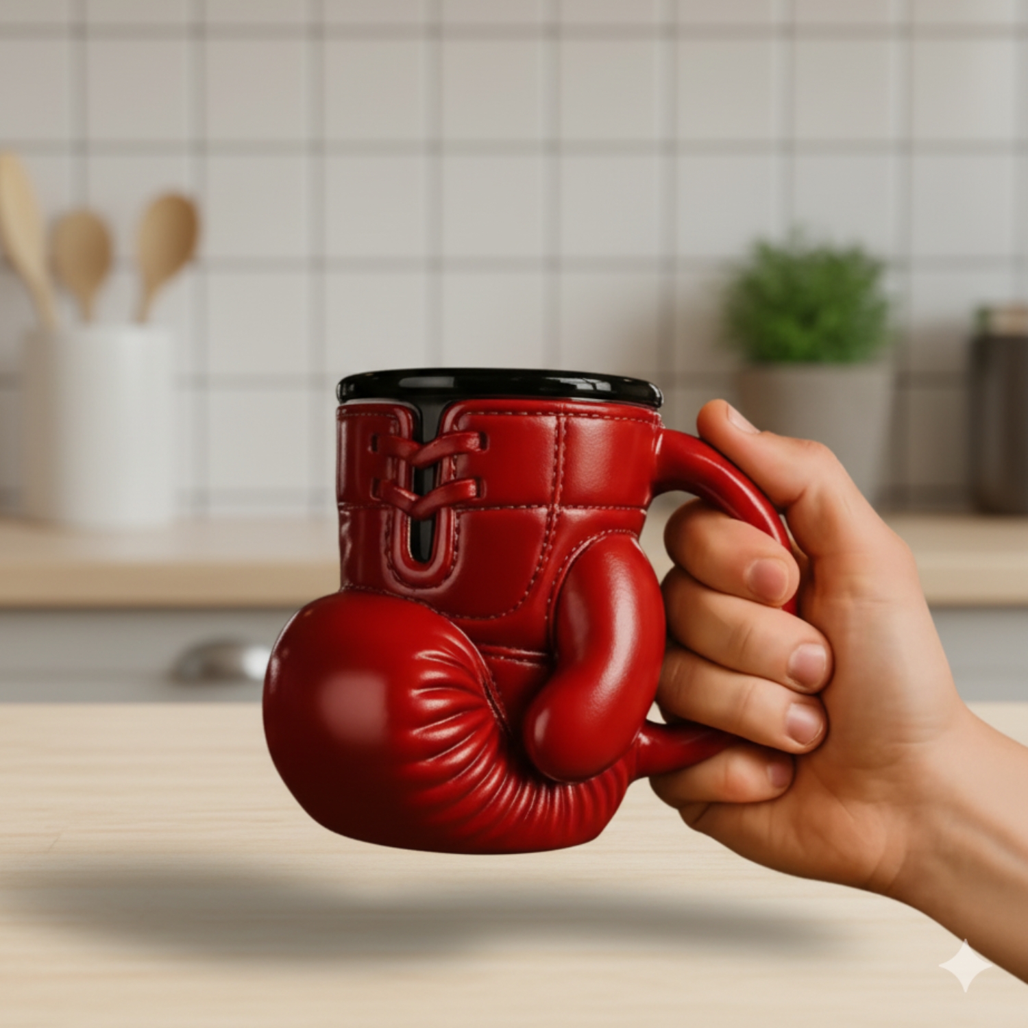 Boxing Gloves Themed Stainless Steel Mug