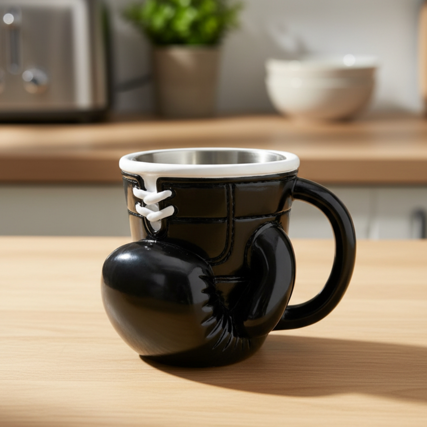 Boxing Gloves Themed Stainless Steel Mug