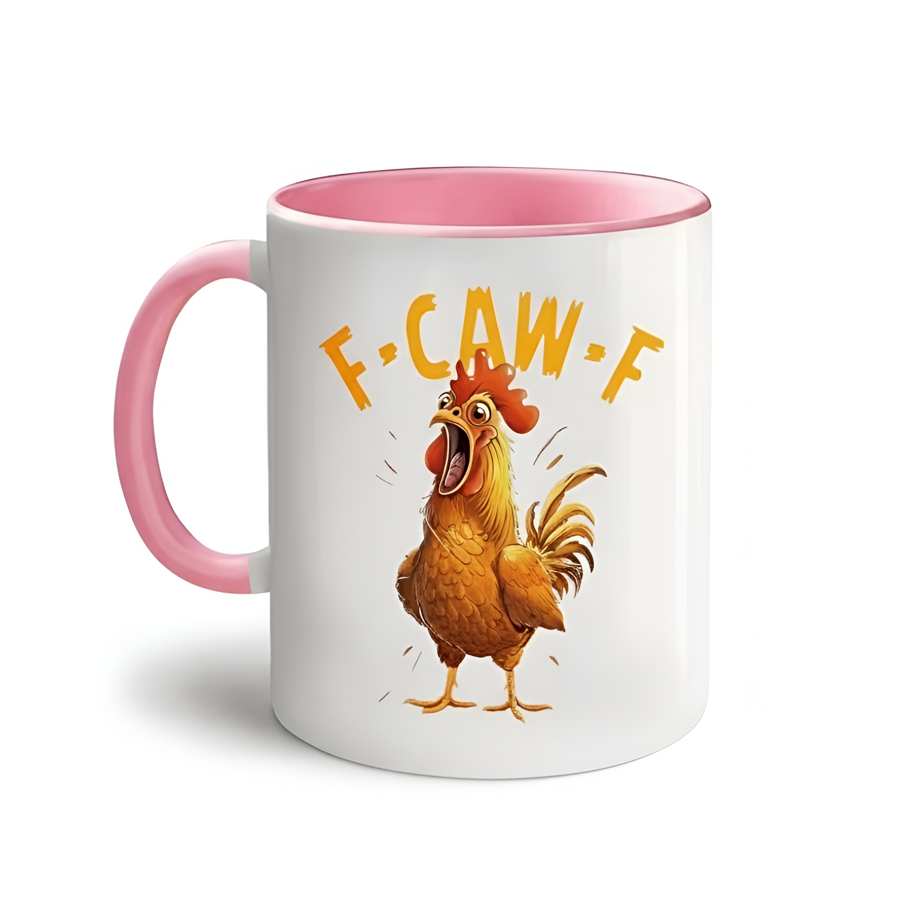 Cartoon Rooster Theme Ceramic Coffee Mug