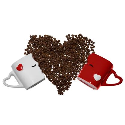 Ceramic Couple Mug Set – Gift Ready for Special Moments-Mineral Mug