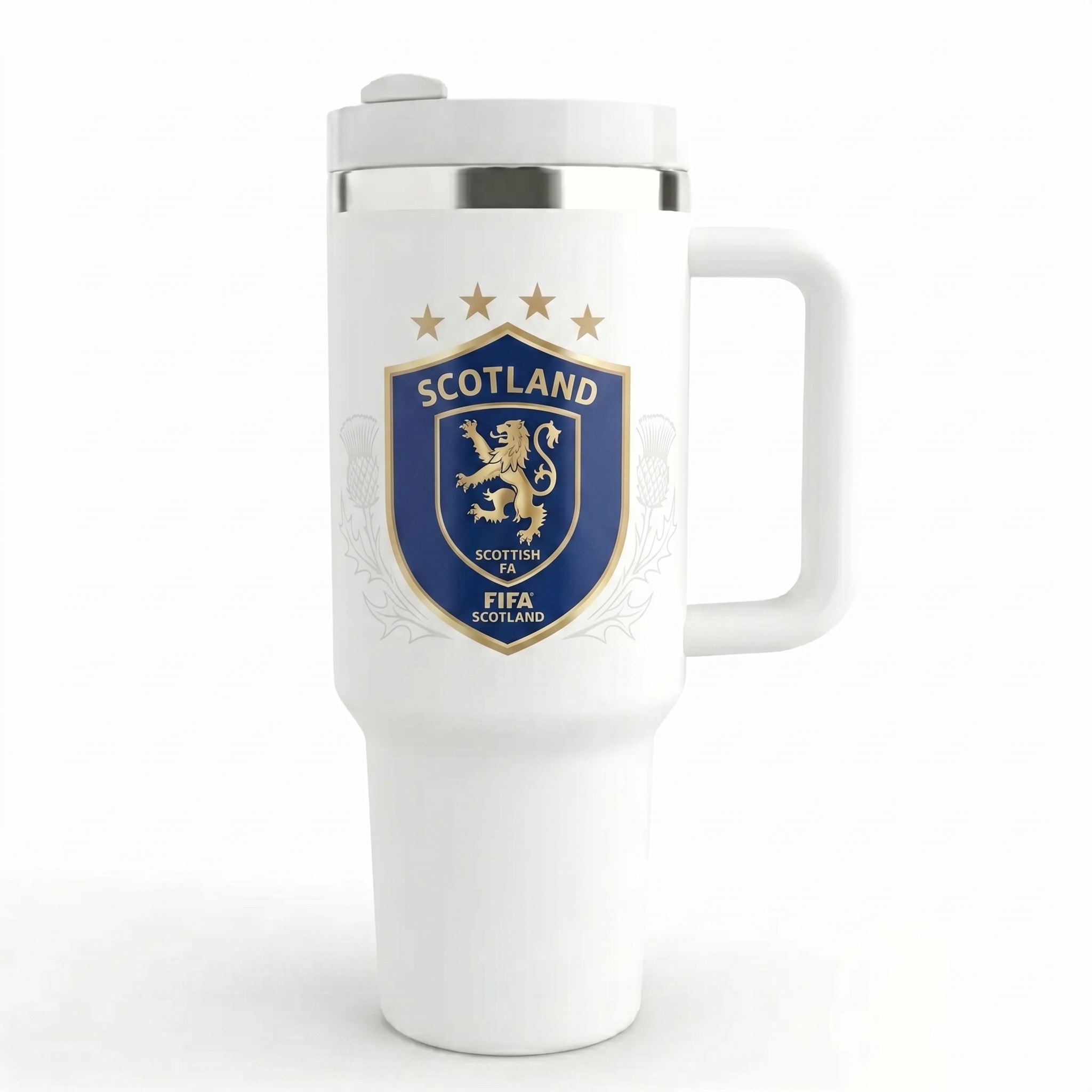 FIFA 2026 Scotland Soccer Sports Themed 40oz Tumbler With Straw And Lid