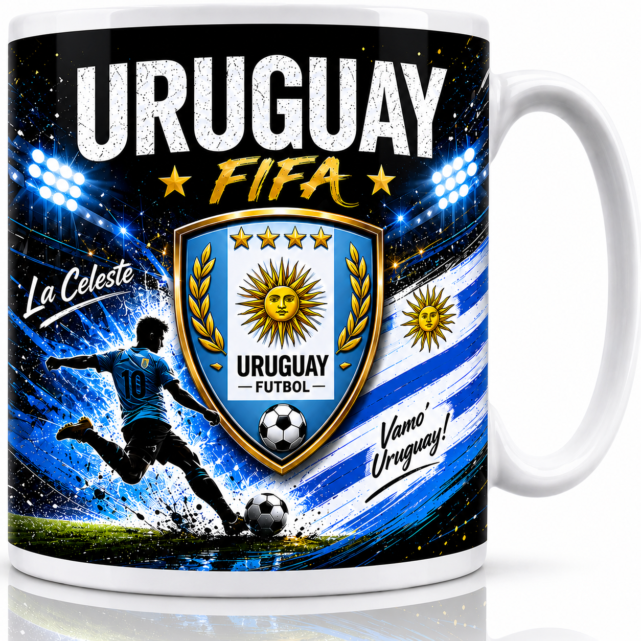 FIFA 2026 Uruguay Football All Over Print Mug