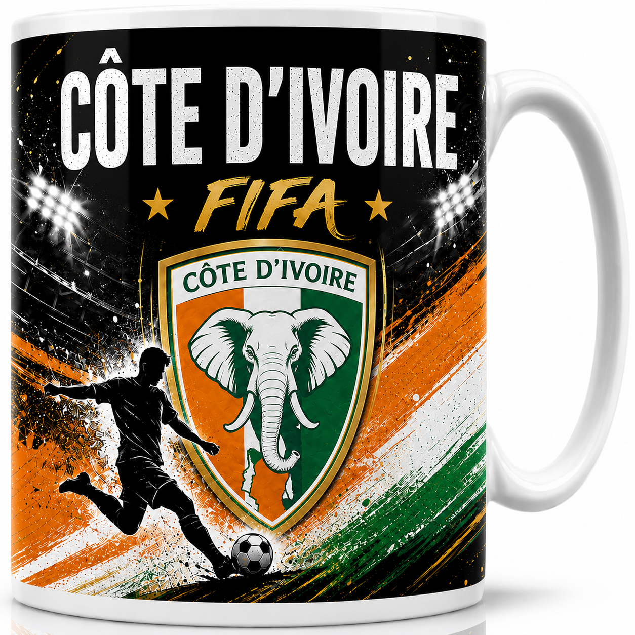 FIFA 2026 Côte d'Ivoire Football All Over Print Mug