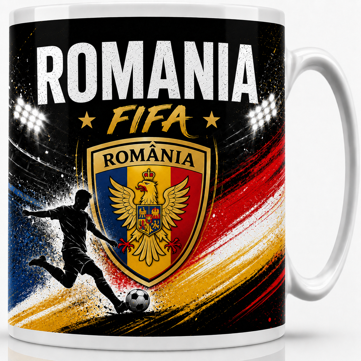 FIFA 2026 Romania Football All Over Print Mug