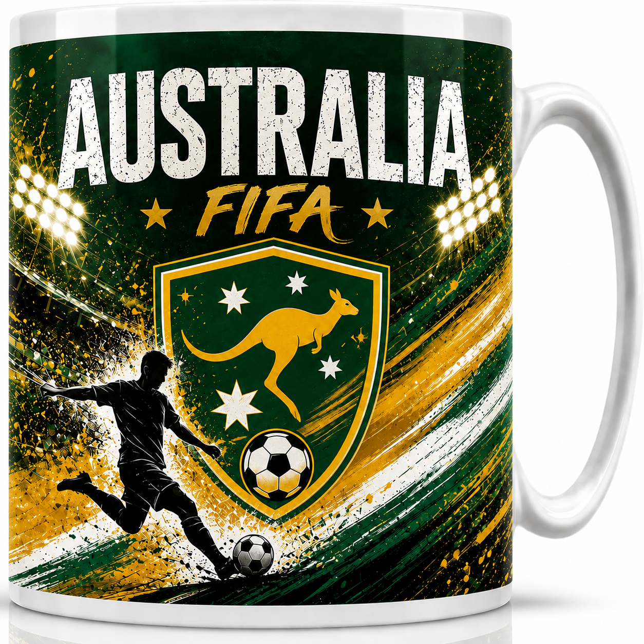 FIFA 2026 Australia Football All Over Print Mug