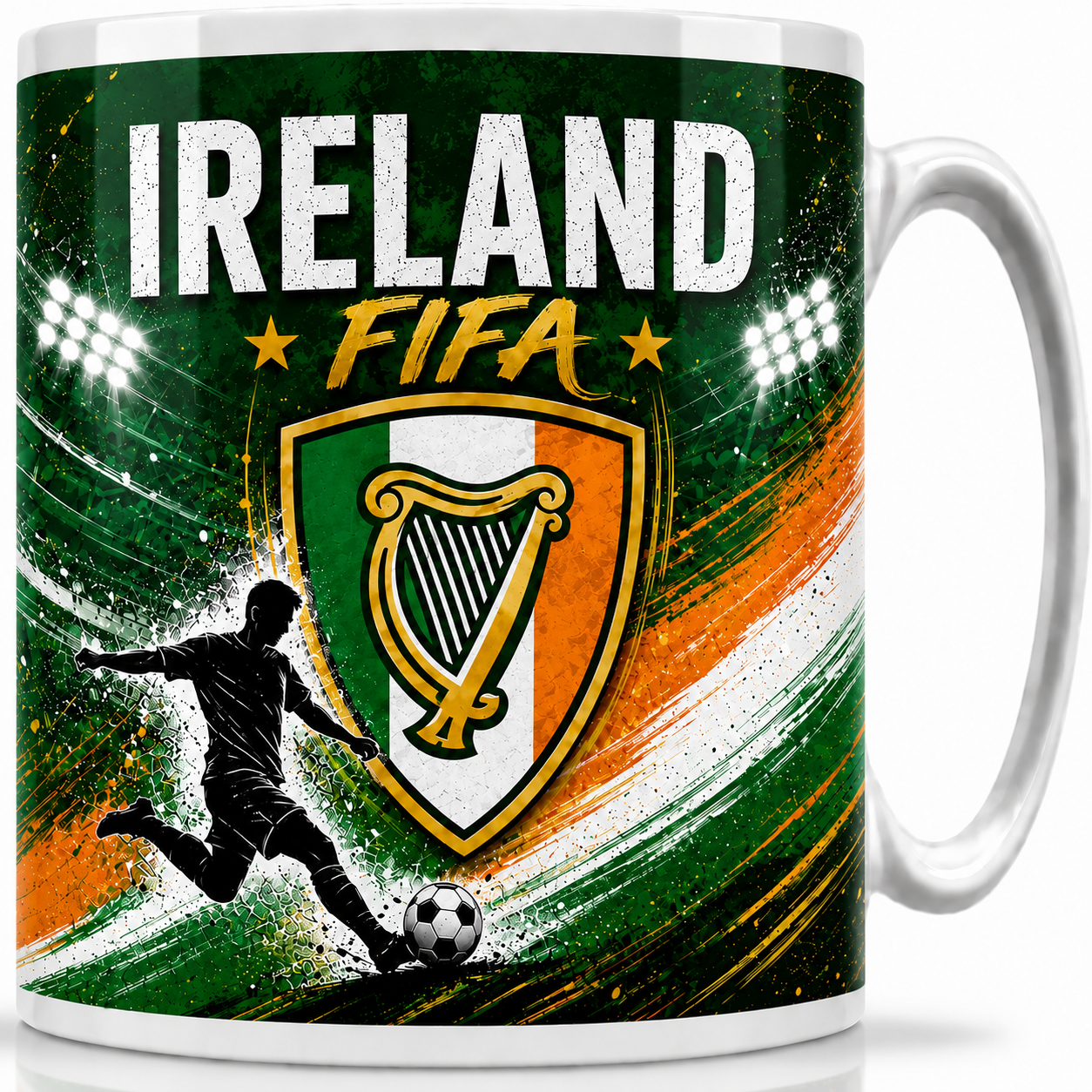 FIFA 2026 Ireland Football All Over Print Mug