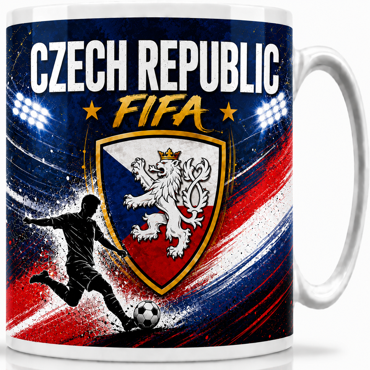 FIFA 2026 Czech Republic Football All Over Print Mug